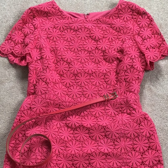 Talbots cocktail dress salmon color - Picture 3 of 7